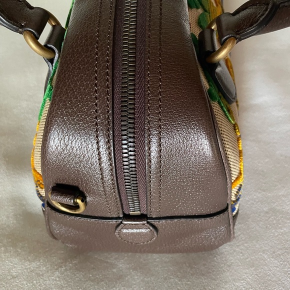 Gucci Tan and Multicolor Satchel - Picture 10 of 15